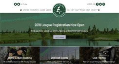 Desktop Screenshot of evergreengolfcentre.com